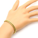 喜平 KIHEI K18 18金 18cm 19.9g 8面 トリプル イエローゴールド K18YG ブレスレット 造幣局検定マーク ショッピングローン対応していません