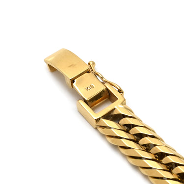 喜平 KIHEI K18 18金 20.8cm 50.8g 12面 トリプル イエローゴールド K18YG ブレスレット 大 造幣局検定マーク ショッピングローン対応していません