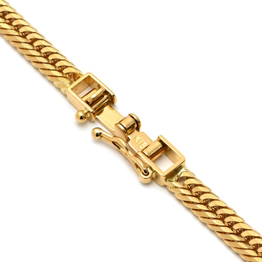 喜平 KIHEI K18 18金 20.3cm 8.6g 12面 トリプル イエローゴールド K18YG ブレスレット 造幣局検定マーク ショッピングローン対応していません