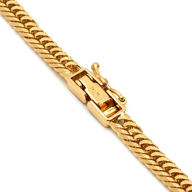 喜平 KIHEI K18 18金 20.3cm 8.6g 12面 トリプル イエローゴールド K18YG ブレスレット 造幣局検定マーク ショッピングローン対応していません