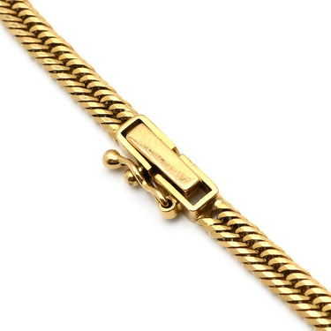 喜平 KIHEI K18 18金 16.4cm 4.6g 12面 トリプル イエローゴールド K18YG ブレスレット 造幣局検定マーク ショッピングローン対応していません