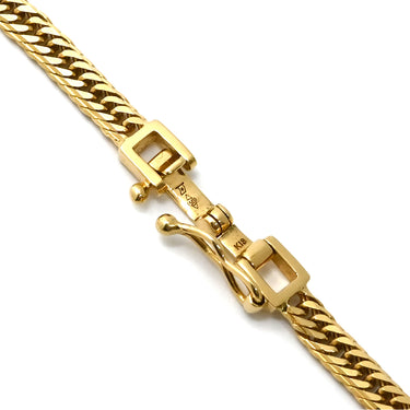 喜平 KIHEI K18 18金 17.2cm 6.2g 16面 トリプル イエローゴールド K18YG ブレスレット 造幣局検定マーク ショッピングローン対応していません