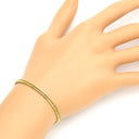 喜平 KIHEI K18 18金 17.2cm 6.2g 16面 トリプル イエローゴールド K18YG ブレスレット 造幣局検定マーク ショッピングローン対応していません