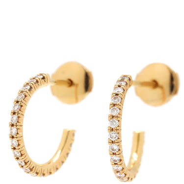 カルティエ Cartier エタンセル ドゥ カルティエ B8301244 ピンクゴールド K18PG ダイヤモンド ピアス Au750 18K ダイヤ フープ型