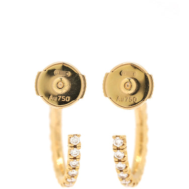 カルティエ Cartier エタンセル ドゥ カルティエ B8301244 ピンクゴールド K18PG ダイヤモンド ピアス Au750 18K ダイヤ フープ型