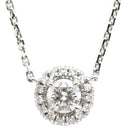 カルティエ Cartier デスティネ ダイヤモンド ホワイトゴールド K18WG ダイヤモンド ネックレス 18金 750 WG パヴェ