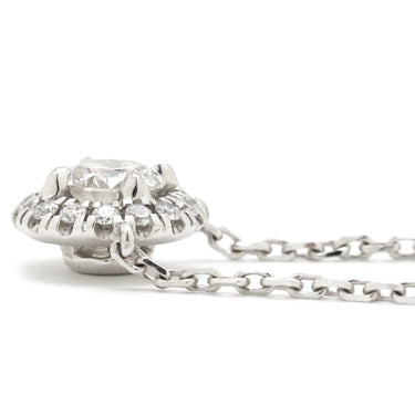 カルティエ Cartier デスティネ ダイヤモンド ホワイトゴールド K18WG ダイヤモンド ネックレス 18金 750 WG パヴェ