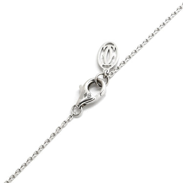 カルティエ Cartier デスティネ ダイヤモンド ホワイトゴールド K18WG ダイヤモンド ネックレス 18金 750 WG パヴェ