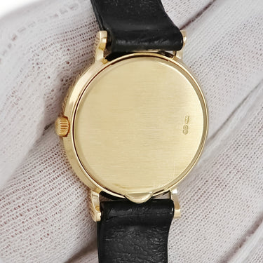 腕時計 パテックフィリップ PATEK PHILIPPE カラトラバ 4819J クオーツ レディース K18YG無垢 ホワイト 白 ローマン クル・ド・パリベゼル