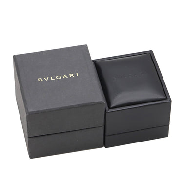 ブルガリ BVLGARI ブルガリブルガリ ダブルロゴ ホワイトゴールド K18WG ダイヤモンド リング 指輪 750AU 1Pダイヤ 8.5号