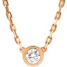 カルティエ Cartier ダムール SM　 B7215700 ピンクゴールド ダイヤモンド K18PG ネックレス 1P 一粒 750 PG