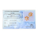 ノンブランド NON BRAND シトリン イヤリング イエローゴールド K18YG シトリン ホワイトサファイア イヤリング 750 イエローゴールド 18K 18金 フラワーモチーフ