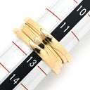 ブルガリ BVLGARI ビーゼロワン B-zero1 3バンドリング イエローゴールド K18YG #53 リング 指輪 Au750 18K 18金 12号