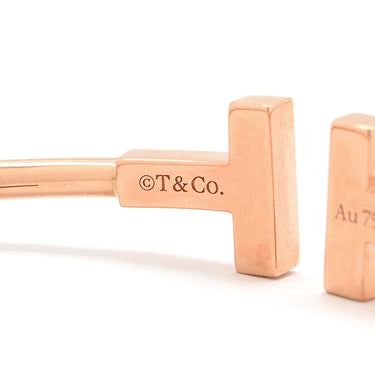 ティファニー Tiffany & Co Tワイヤー 64028618 ピンクゴールド K18PG ダイヤモンド マザーオブパール ブレスレット 750PG 18金