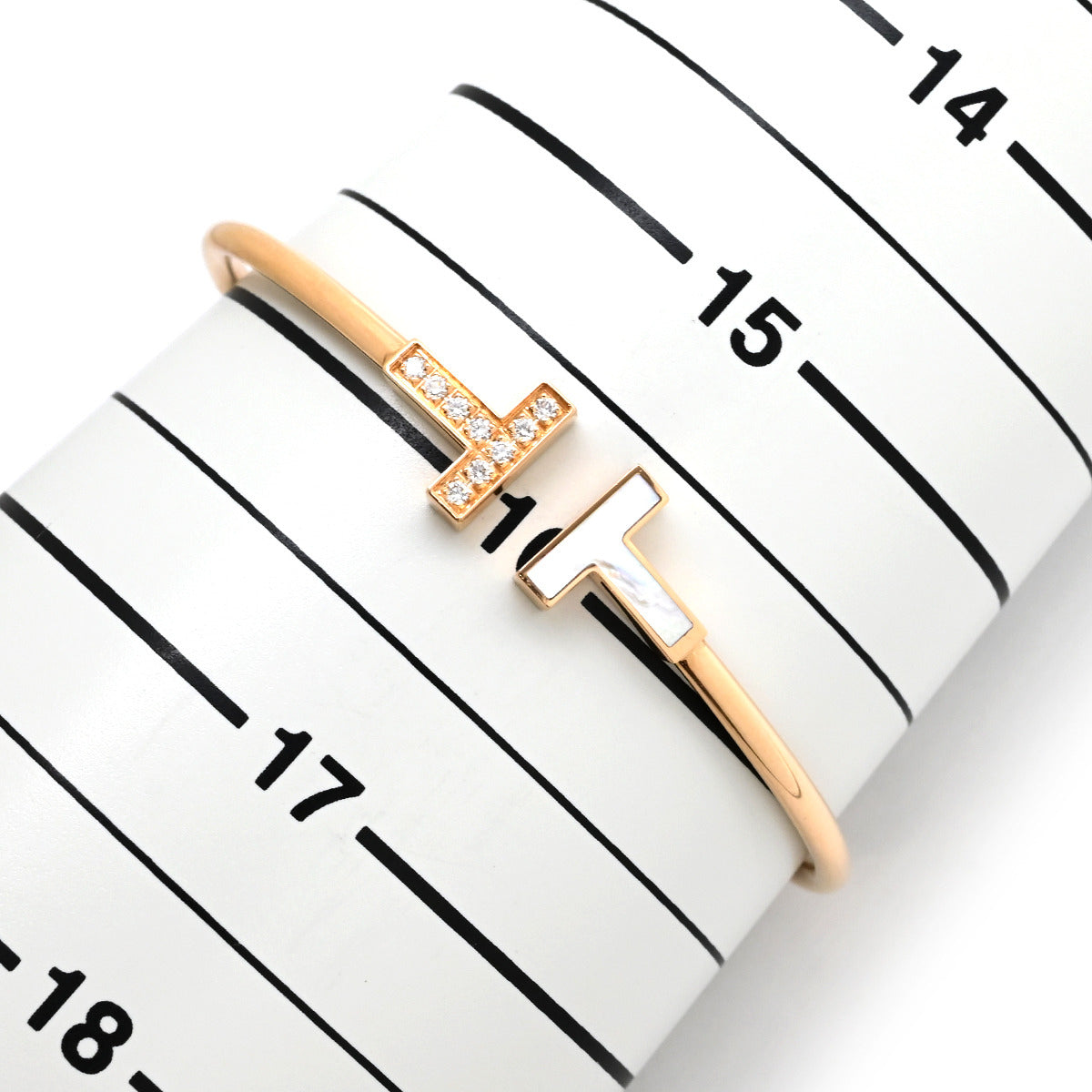 ティファニー Tiffany & Co Tワイヤー 64028618 ピンクゴールド K18PG