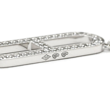 エルメス HERMES エヴァーシェーヌダンクル ホワイトゴールド K18WG ダイヤモンド ST ネックレス 18K 750AU 54石