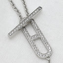 エルメス HERMES エヴァーシェーヌダンクル ホワイトゴールド K18WG ダイヤモンド ST ネックレス 18K 750AU 54石