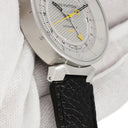 腕時計 ルイヴィトン LOUIS VUITTON タンブール ムーン GMT Q8D31 自動巻き メンズ デイト アラビア バー 2タイムゾーン