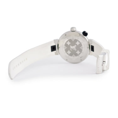 腕時計 ルイヴィトン LOUIS VUITTON タンブール ストリート ダイバー パシフィックホワイト QA124Z クオーツ メンズ スモールセコンド