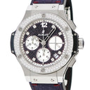 腕時計 ウブロ HUBLOT ビッグバン パープル ジーンズ ダイヤモンド 341.SX.2790.NR.1104.JEANS 自動巻き メンズ 純正ダイヤ 限定