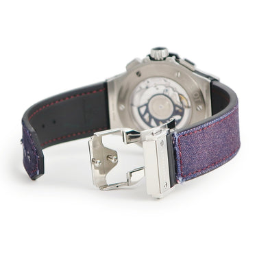 腕時計 ウブロ HUBLOT ビッグバン パープル ジーンズ ダイヤモンド 341.SX.2790.NR.1104.JEANS 自動巻き メンズ 純正ダイヤ 限定