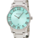 腕時計 ティファニー Tiffany & Co アトラス 2ハンド 63452769 クオーツ メンズ ティファニーブルー デイト ローマン
