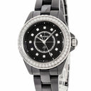 腕時計 シャネル CHANEL J12 33MM H6419 クオーツ レディース 純正ダイヤ ブラック セラミック 黒 クウォーツ