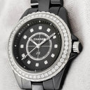 腕時計 シャネル CHANEL J12 33MM H6419 クオーツ レディース 純正ダイヤ ブラック セラミック 黒 クウォーツ