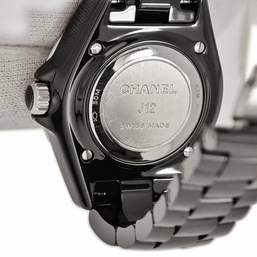 腕時計 シャネル CHANEL J12 33MM H6419 クオーツ レディース 純正ダイヤ ブラック セラミック 黒 クウォーツ