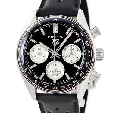 腕時計 タグホイヤー TAG Heuer カレラ クロノグラフ CBS2210.FC6534 自動巻き メンズ ブラック 黒 デイト スモールセコンド