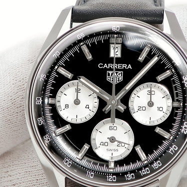 腕時計 タグホイヤー TAG Heuer カレラ クロノグラフ CBS2210.FC6534 自動巻き メンズ ブラック 黒 デイト スモールセコンド
