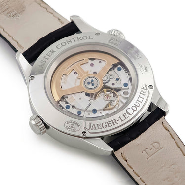 腕時計 ジャガールクルト JAEGER LECOULTRE マスター ジオグラフィーク Q1428421 176.8.29.S 自動巻き メンズ GMT デイト パワーリザーブ表示