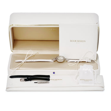 腕時計 ブシュロン BOUCHERON セルパンボエム WA015705 クオーツ レディース 純正ダイヤ シルバー