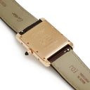 腕時計 カルティエ Cartier タンク ルイ カルティエ LM WGTA0011 手巻き メンズ レディース K18PG無垢 ギョウシェ 青針