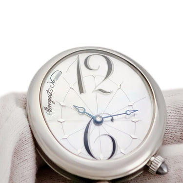 腕時計 ブレゲ BREGUET クイーン オブ ネイプルズ 8967ST/58/986 自動巻き メンズ レディース シェル 卵型 ビッグアラビア 青針