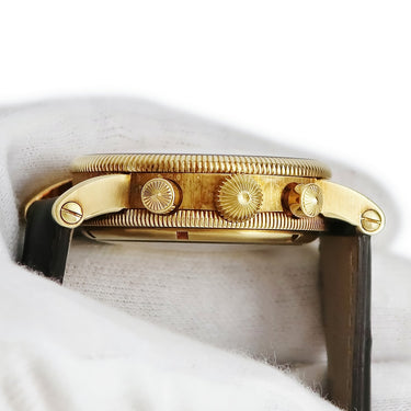 腕時計 クロノスイス CHRONOSWISS オーパス CH7521 自動巻き メンズ K18YG無垢 クロノグラフ デイト スケルトン 青針