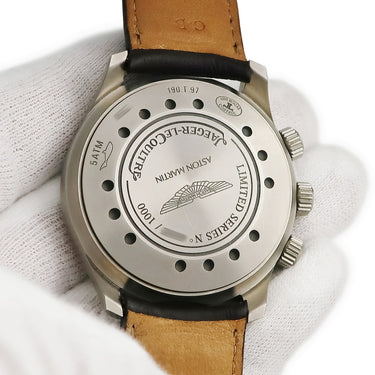 腕時計 ジャガールクルト JAEGER LECOULTRE AMVOX1 アラーム リミテッド アストンマーチン Q190T440 自動巻き メンズ グレー デイト 限定