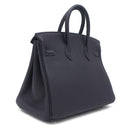 エルメス HERMES バーキン25 キャバン トゴ ハンドバッグ シルバー金具 新品 未使用 キャバン 紺