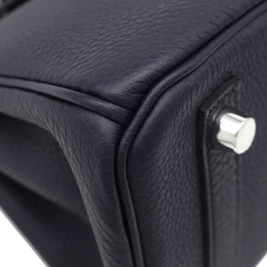 エルメス HERMES バーキン25 キャバン トゴ ハンドバッグ シルバー金具 新品 未使用 キャバン 紺