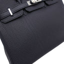 エルメス HERMES バーキン25 キャバン トゴ ハンドバッグ シルバー金具 新品 未使用 キャバン 紺