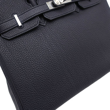 エルメス HERMES バーキン25 キャバン トゴ ハンドバッグ シルバー金具 新品 未使用 キャバン 紺