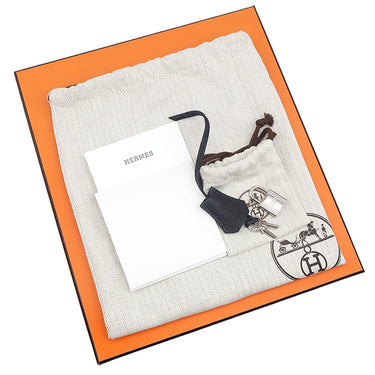 エルメス HERMES バーキン25 キャバン トゴ ハンドバッグ シルバー金具 新品 未使用 キャバン 紺