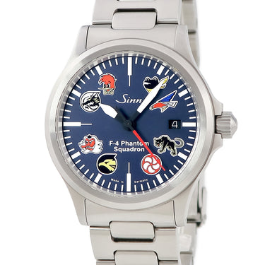 腕時計 ジン SINN 556 F-4 ファントム2 556.F-4.2 自動巻き メンズ 飛行部隊マーク Spook デイト ネイビー 日本限定