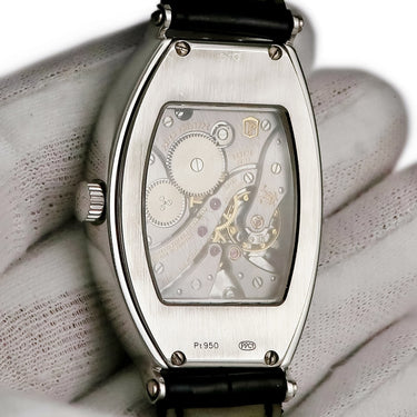 腕時計 パテックフィリップ PATEK PHILIPPE クロノメトロ ゴンドーロ 5098P-001 手巻き メンズ Pt950無垢 純正ダイヤ トノウ トノー アラビア