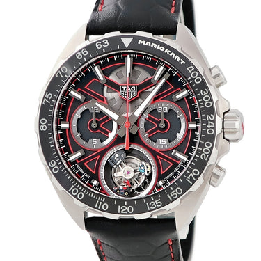 腕時計 タグホイヤー TAG Heuer フォーミュラ1 クロノグラフ トゥールビヨン マリオカート CAZ5080.FC6517 自動巻き メンズ 任天堂 限定