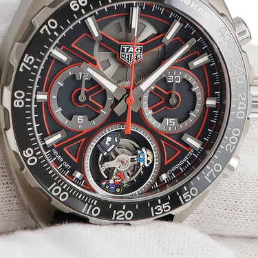 腕時計 タグホイヤー TAG Heuer フォーミュラ1 クロノグラフ トゥールビヨン マリオカート CAZ5080.FC6517 自動巻き メンズ 任天堂 限定