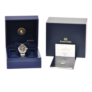 腕時計 グランドセイコー Grand Seiko ナルトデイブレイク SBGA113 9R65-0BT0 自動巻き メンズ レッドパープル デイト バー 限定