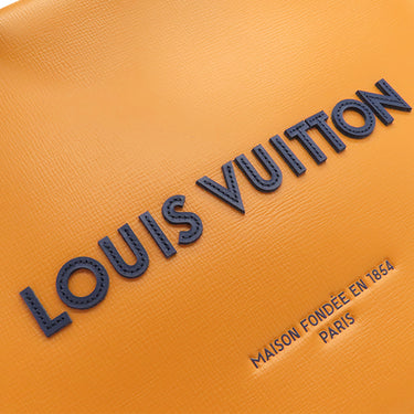 ルイヴィトン LOUIS VUITTON ショッパー トート MINI M15237 サフランイエロー カーフ 2WAYバッグ シルバー金具 黄色 ショルダー
