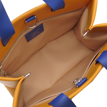 ルイヴィトン LOUIS VUITTON ショッパー トート MINI M15237 サフランイエロー カーフ 2WAYバッグ シルバー金具 黄色 ショルダー