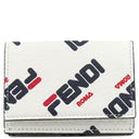 フェンディ FENDI フェンディローマ コンパクトウォレット BM0395 ホワイト レザー 三つ折り財布 ゴールド金具 ミニ財布